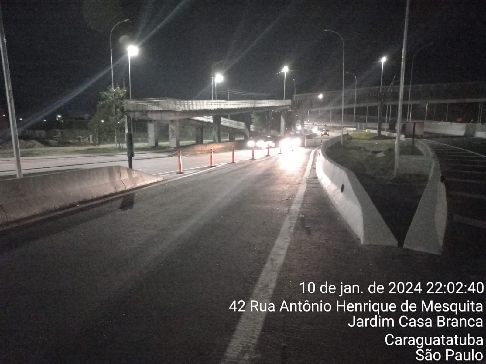 Interdição do acesso ao contorno.