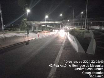 Interdição do acesso ao contorno.