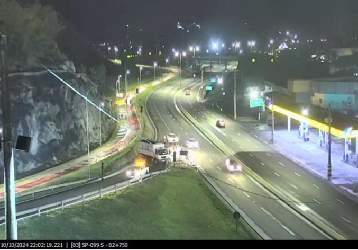 Bloqueio no trecho de túnel
