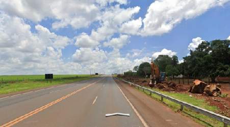 Local de implantação do dispositivo na SP333 km 440