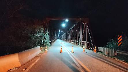 Interdição da alça de acesso