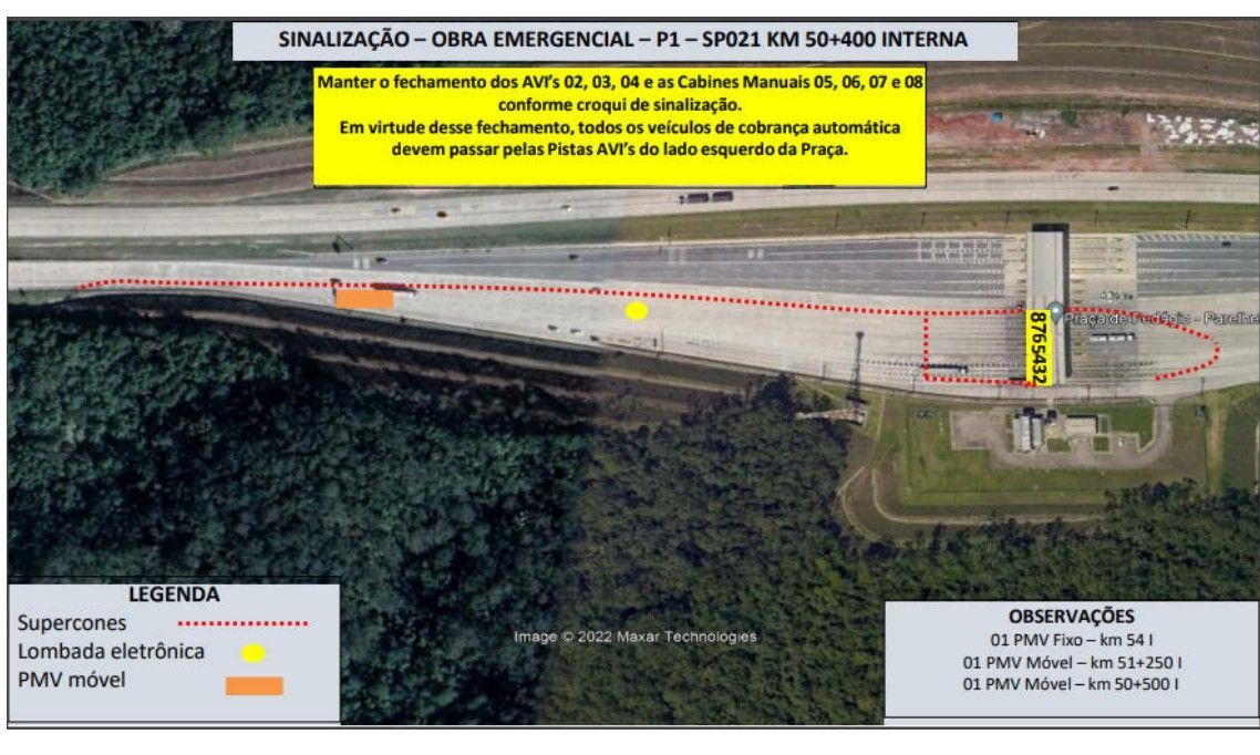 Cróqui fornecido pela concessionária.