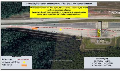 Cróqui fornecido pela concessionária.