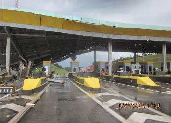 Marquise danificada.