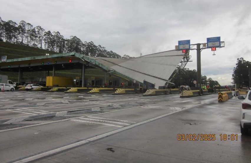 Marquise danificada.