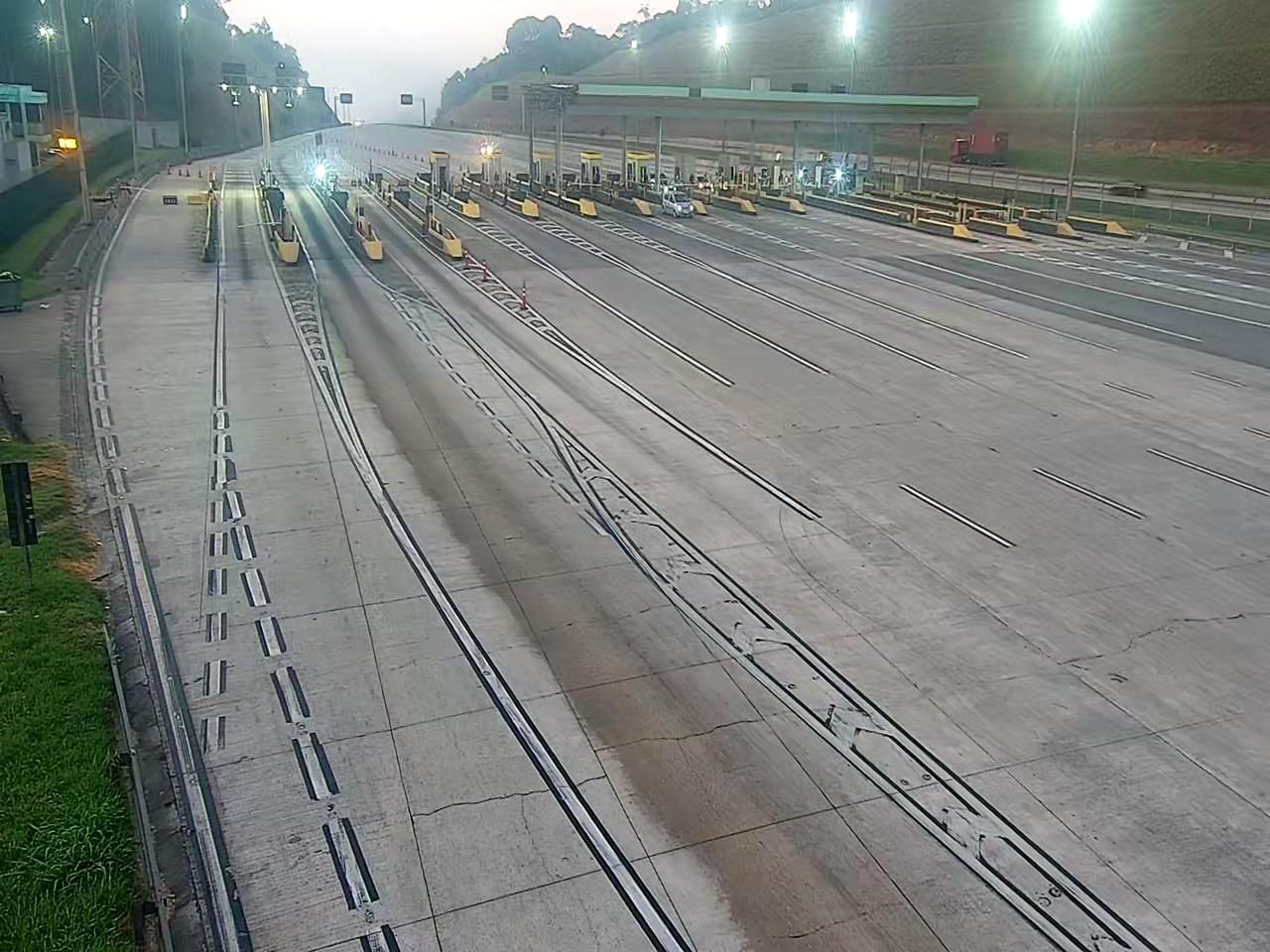 Localização da Praça de Pedágio.