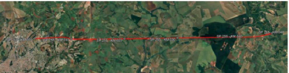 Trecho do km 2,800 ao 48,100.