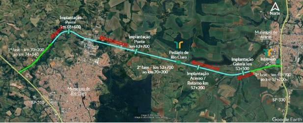 Croqui fornecido pela concessionária.