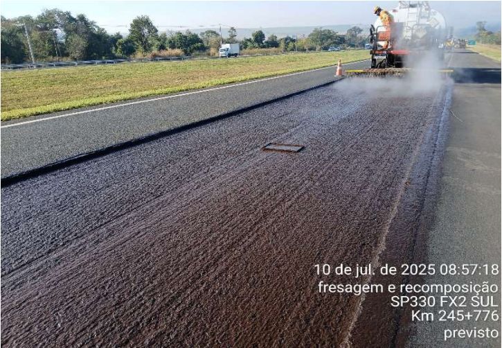 Pintura de ligação SP330 km 245+776