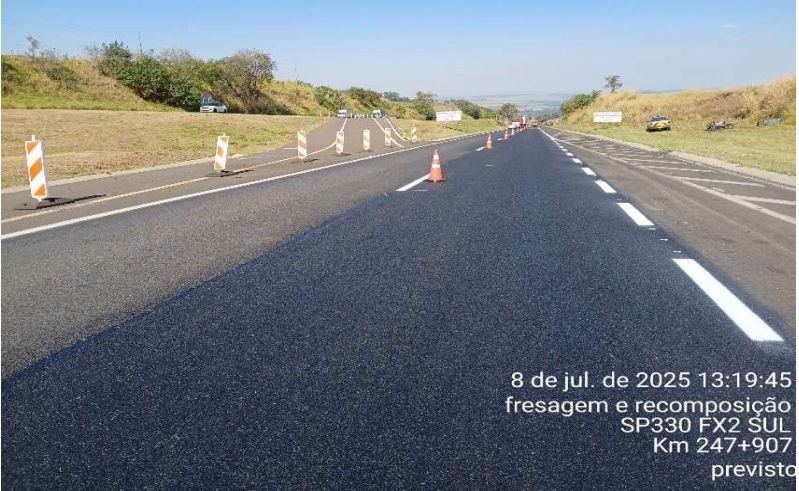 Sinalização Horizontal SP330 km 247+907