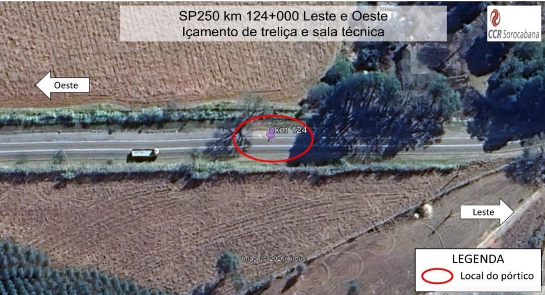 Croqui fornecido pela concessionária.