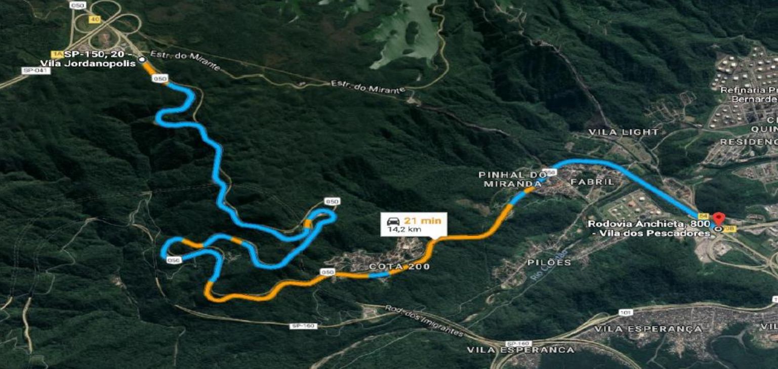 Croqui fornecido pela concessionária.