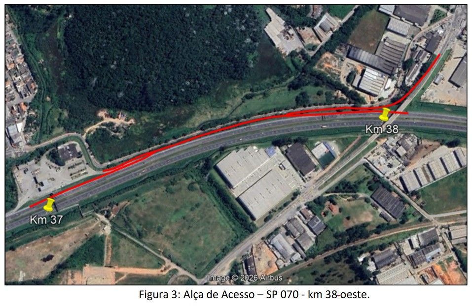 Croqui fornecido pela concessionária.