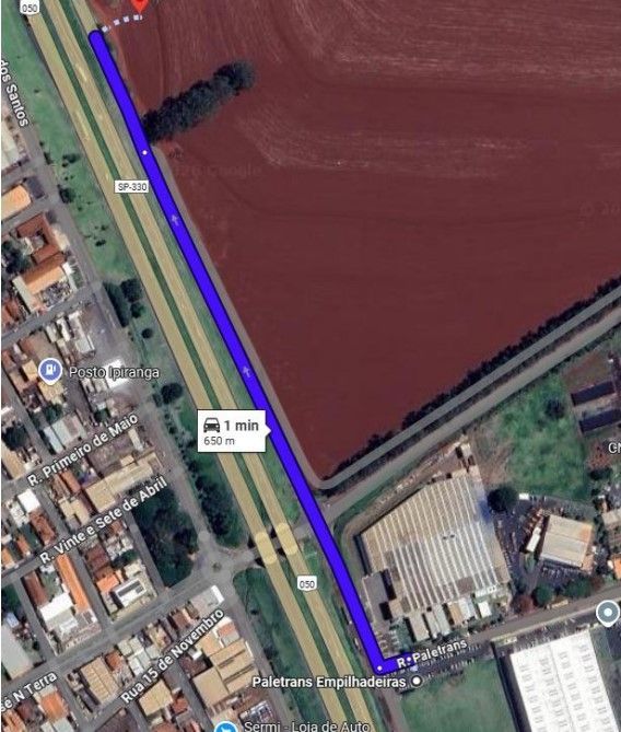 Croqui fornecido pela concessionária.