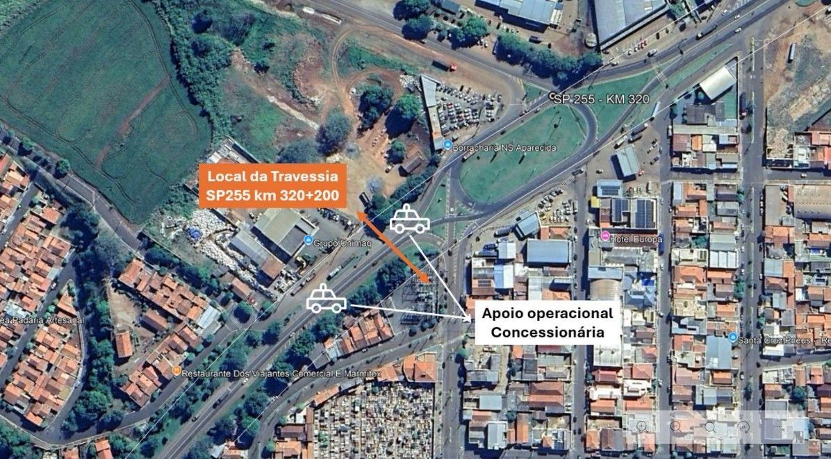 Croqui fornecido pela concessionária.