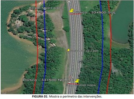 Locais da operação.