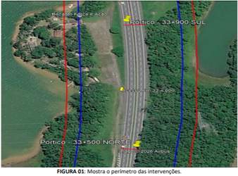 Locais da operação.