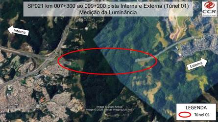 Croqui fornecido pela concessionária. (Túnel 01)