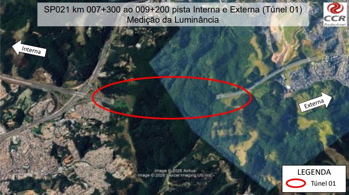 Croqui fornecido pela concessionária. (Túnel 01)
