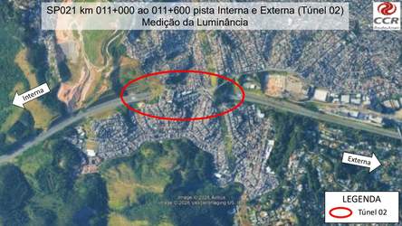 Croqui fornecido pela concessionária. (Túnel 02)