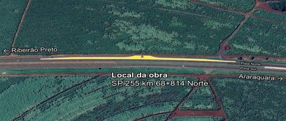 Croqui fornecido pela concessionária.